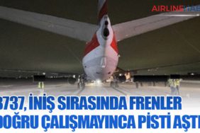 American Airlines B737, iniş sırasında frenler doğru çalışmayınca pisti aştı