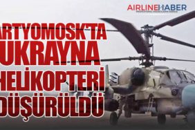 Artyomosk'ta Ukrayna Helikopteri Düşürüldü