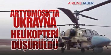 Artyomosk’ta Ukrayna Helikopteri Düşürüldü