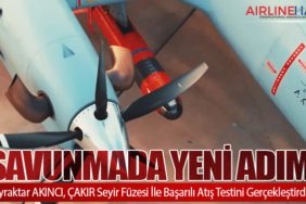 Bayraktar AKINCI, ÇAKIR Milli Seyir Füzesi İle Başarılı Atış Testini Gerçekleştirdi