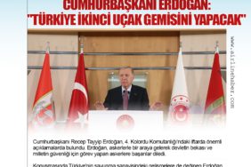 Cumhurbaşkanı Erdoğan: "Türkiye İkinci Uçak Gemisini Yapacak"