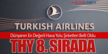 Dünyanın En Değerli Hava Yolu Şirketleri Belli Oldu: Türk Hava Yolları 8. Sırada