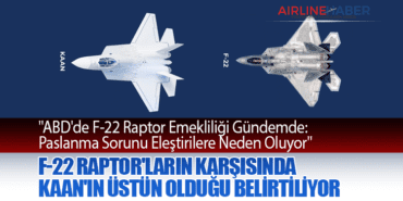 ABD’de F-22 Raptor Emekliliği Gündemde: F-22 Raptor’ların karşısında KAAN’ın üstün olduğu belirtiliyor.