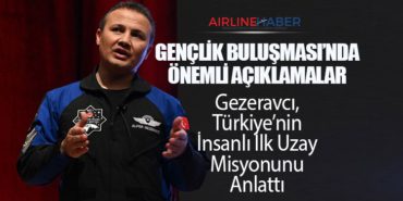 Gezeravcı, Türkiye’nin İnsanlı İlk Uzay Misyonunu Anlattı: Gençlik Buluşması’nda Önemli Açıklamalar