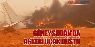 Güney Sudan’da askeri uçak düştü
