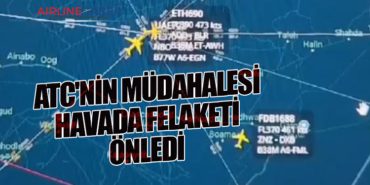 İki Uçağın Çarpışma Tehlikesi: ATC’nin Müdahalesi Havada Felaketi Önledi