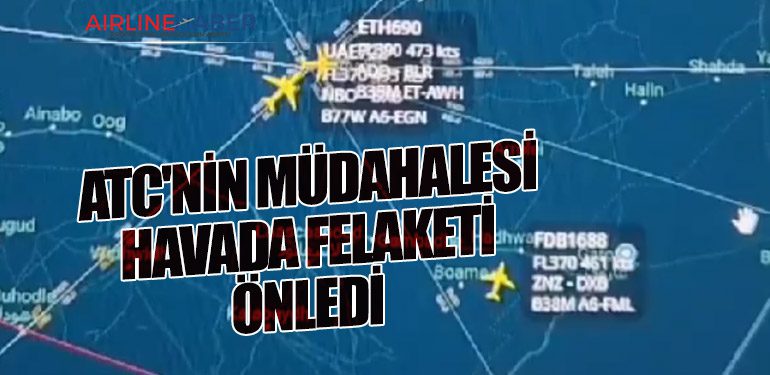 İki Uçağın Çarpışma Tehlikesi: ATC'nin Müdahalesi Havada Felaketi Önledi