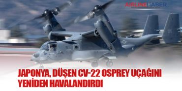 Japonya, Düşen CV-22 Osprey Uçağını Yeniden Havalandırdı