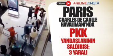 Paris Charles de Gaulle Havalimanı’nda PKK Yandaşlarının Saldırısı: 3 Yaralı