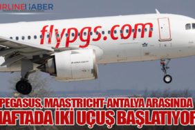 Pegasus, Maastricht-Antalya Arasında Haftada İki Uçuş Başlatıyor