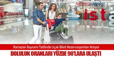 Ramazan Bayramı Tatilinde Uçak Bileti Rezervasyonları Artıyor: Doluluk Oranları Yüzde 90’lara Ulaştı