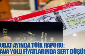 Şubat Ayında TÜİK Raporu: Hava Yolu Fiyatlarında Sert Düşüş