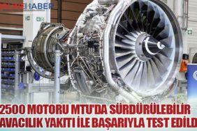 V2500 Motoru MTU'da Sürdürülebilir Havacılık Yakıtı ile Başarıyla Test Edildi