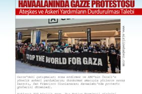 San Francisco Havaalanında Gazze Protestosu: Ateşkes ve Askeri Yardımların Durdurulması Talebi