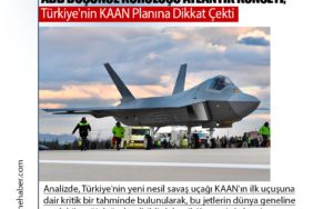 ABD Düşünce Kuruluşu Atlantik Konseyi, Türkiye'nin KAAN Planına Dikkat Çekti