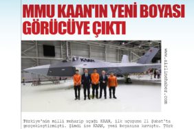 MMU KAAN'ın Yeni Boyası Görücüye Çıktı