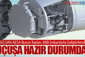 ASELSAN AESA Burun Radarı, Milli İmkanlarla Geliştirilerek Uçuşa Hazır Durumda