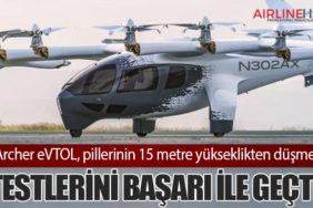 Archer eVTOL, pillerinin 15 metre yükseklikten düşme testlerini başarı ile geçti
