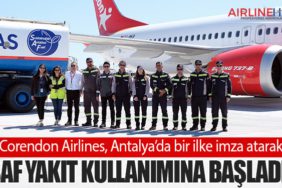 Corendon-Airlines,-Antalya’da-bir-ilke-imza-atarak