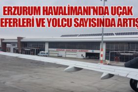 Erzurum Havalimanı'nda Uçak Seferleri ve Yolcu Sayısında Artış