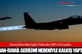 Güney Kıbrıs'deki İngiliz Üslerinden RAF'a Ait Uçaklar İran-İsrail Gerilimi Nedeniyle Kalkış Yaptı