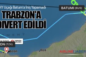 THY Uçağı Batum'a İniş Yapamadı: Trabzon'a Divert Edildi