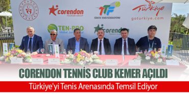 Corendon Tennis Club Kemer Açıldı: Türkiye’yi Tenis Arenasında Temsil Ediyor