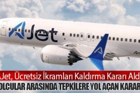 Yolcular Arasında Tepkilere Yol Açan Karar! AJet, Ücretsiz İkramları Kaldırma Kararı Aldı