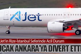 AJet'in Rize-İstanbul Seferinde Acil Durum: Uçak Ankara'ya Divert Etti