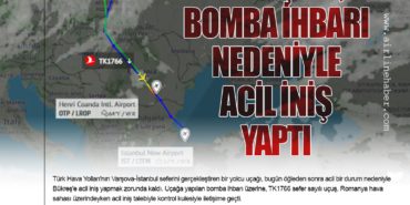 Türk Hava Yolları Uçağı, Bomba İhbarı Nedeniyle Acil İniş Yaptı