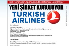 Türk Hava Yolları, Spor Alanındaki Yatırımını Genişletiyor. Yeni Şirket Kuruluyor