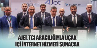 AJet, TCI Aracılığıyla Uçak İçi İnternet Hizmeti Sunacak
