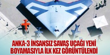 ANKA-3 İnsansız Savaş Uçağı Yeni Boyamasıyla İlk Kez Görüntülendi