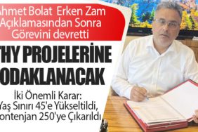 Ahmet Bolat'tan Erken Zam Açıklamasından Sonra Görevini Devretti: THY Projelerine Odaklanacak
