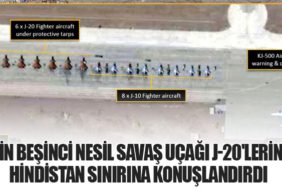 Çin Beşinci Nesil Savaş Uçağı J-20'lerini Hindistan Sınırına Konuşlandırdı