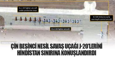 Çin Beşinci Nesil Savaş Uçağı J-20’lerini Hindistan Sınırına Konuşlandırdı