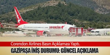 Corendon Airlines Basın Açıklaması Yaptı