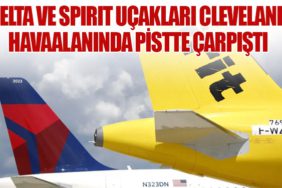 Delta ve Spirit Uçakları Cleveland Havaalanında Pistte Çarpıştı