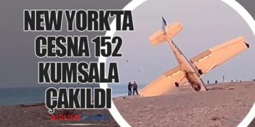 New York’ta Cesna 152 Kumsala Çakıldı