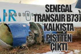 Senegal Transair B737, Dakar'dan kalkışta pistten çıktı