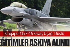 Singapur’da F-16 Savaş Uçağı Düştü: Eğitimler Askıya Alındı