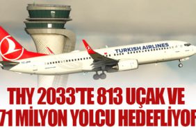 Türk Hava Yolları, 2033'te 813 Uçak ve 171 Milyon Yolcu Hedefliyor