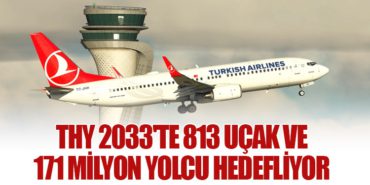 Türk Hava Yolları, 2033’te 813 Uçak ve 171 Milyon Yolcu Hedefliyor