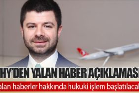 Türk Hava Yolları'ndan Yalan Haber Açıklaması