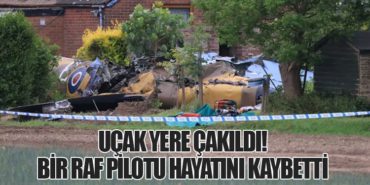 Uçak yere çakıldı! Bir RAF Pilotu Hayatını Kaybetti