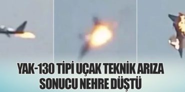 Yak-130 Tipi Uçak Teknik Arıza Sonucu Nehre Düştü