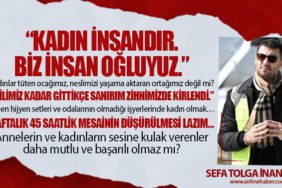 Dilimiz kadar gittikçe sanırım zihnimizde kirlendi. Halen hijyen setleri ve odalarının olmadığı işyerlerinde kadın olmak… Haftalık 45 saatlik mesainin düşürülmesi lazım…