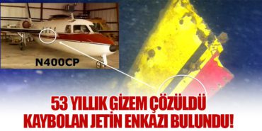 53 Yıllık Gizem Çözüldü: Kaybolan Jetin Enkazı Bulundu!