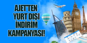AJet’ten Yurt Dışı İndirim Kampanyası!
