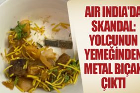 Air India'da Skandal: Yolcunun Yemeğinden Metal Bıçak Çıktı